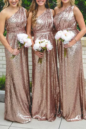 Savings Event cocktail dressOne Shoulder Sleeveless Sequins A-Line Bridesmaid Dress Savings Event cocktail dressOne Shoulder Sleeveless Sequins A-Line Bridesmaid Dress