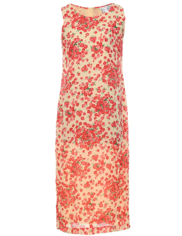 New Deals minimalist jacketFloral Print Dress - M