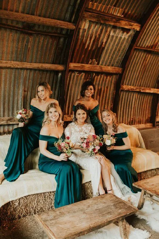 Mega Deal oversized dressElegant Satin Fitted Off-Shoulder Sleeveless Bridesmaid Dress Mega Deal oversized dressElegant Satin Fitted Off-Shoulder Sleeveless Bridesmaid Dress