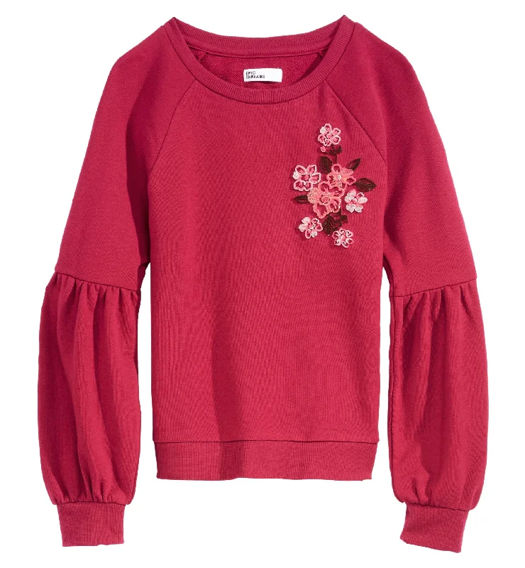 Price Meltdown cozy hoodiesmooth fit athletic sweatshirtEpic Threads Big Girls Graphic Print Floral Sweatshirt