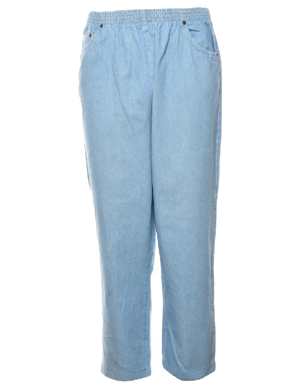 Instant Discount classic zip-up coatLight Wash Denim Trousers - W32 L27