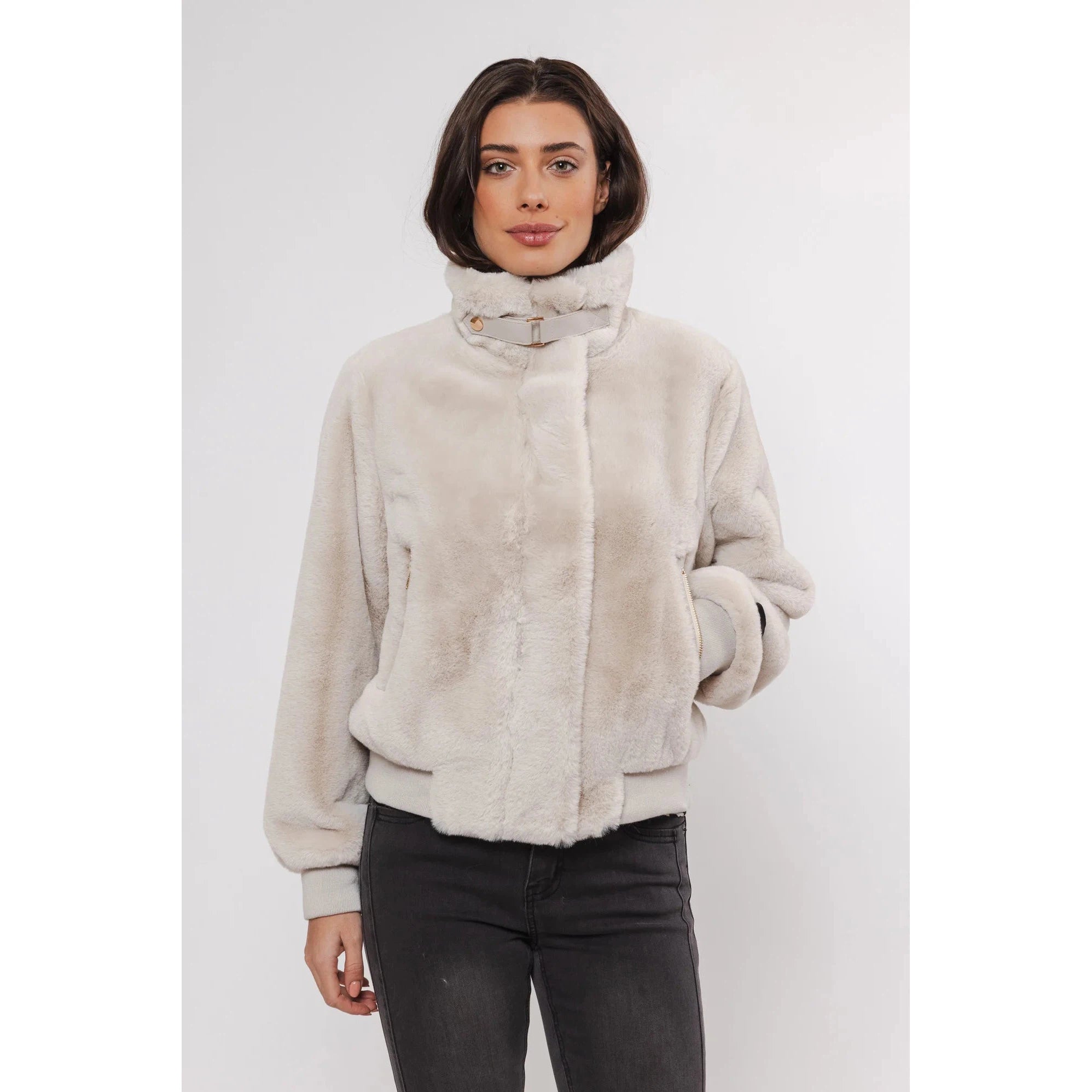 Exclusive Savings trendy jacketRino & Pelle Ambra Faux Fur Jacket