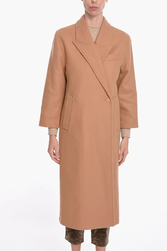 Markdowns urban coatAeron Double Breasted ISLA Coat with Peak Lapel L Standard size Markdowns urban coatAeron Double Breasted ISLA Coat with Peak Lapel L Standard size