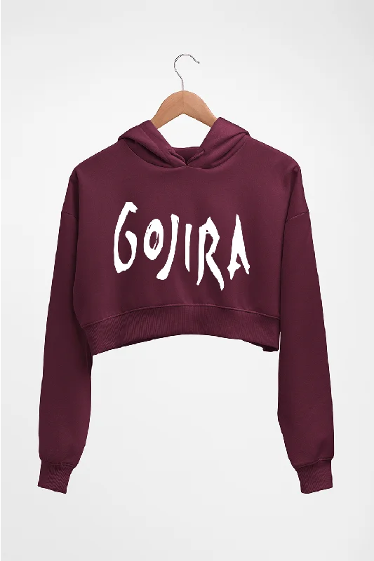 Extra Savings oversized pullover hoodieGojira Crop HOODIE FOR WOMEN