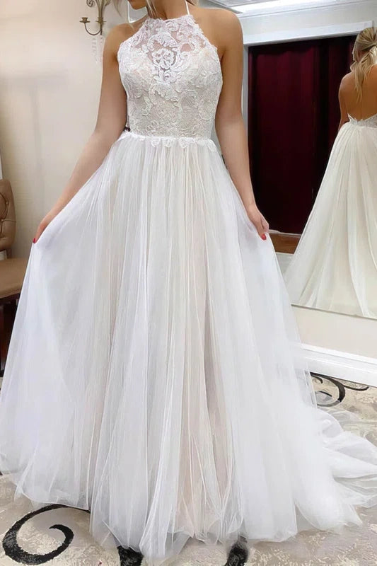 Overstock Sale casual dressRound Sleeveless Empire Open Back Two Tone Wedding Dress Overstock Sale casual dressRound Sleeveless Empire Open Back Two Tone Wedding Dress