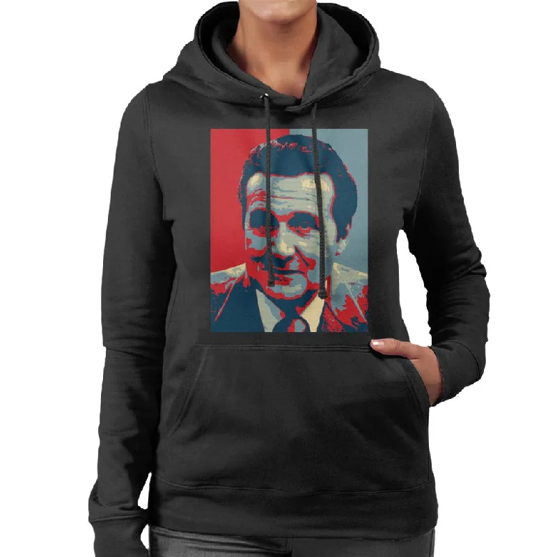 Clearance Sale premium zip-up hoodieTV Times Patrick Macnee As Jon Steed In The New Avengers Women's Hooded Sweatshirt