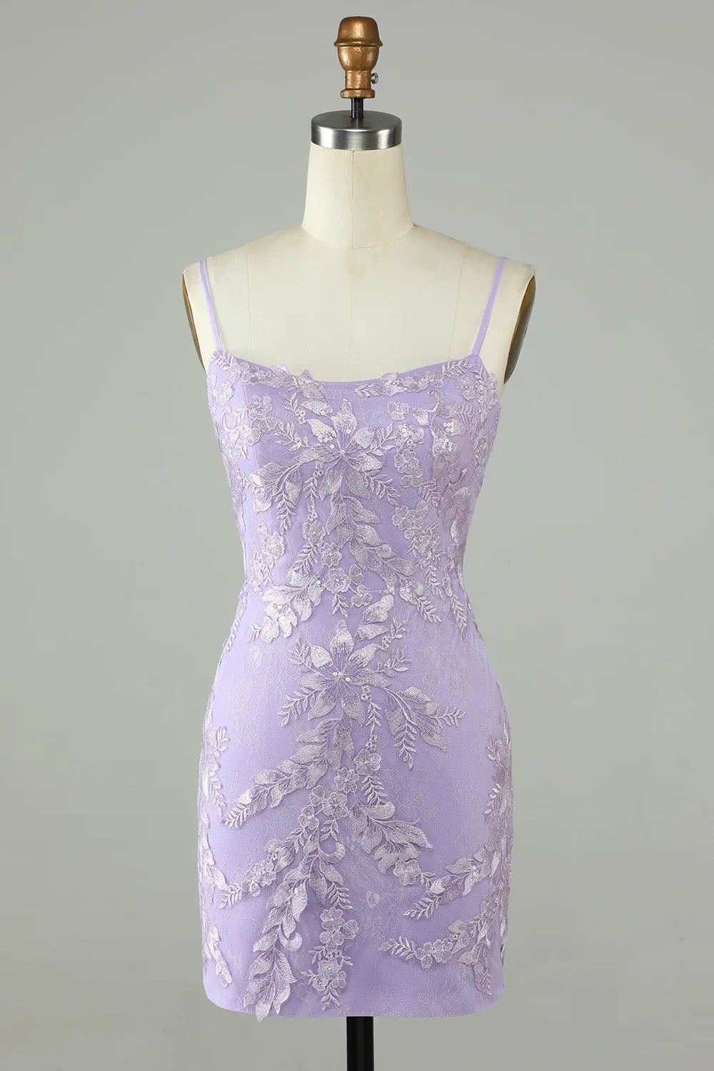 Doorbuster Deal office dressBateau Sleeveless Lace Appliques Satin Fitted Homecoming Dress