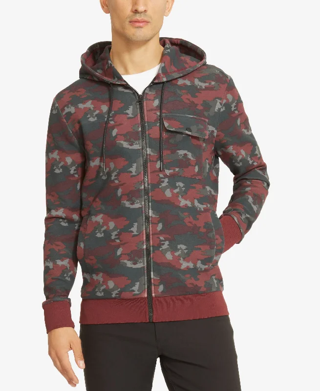 Price Reduction sporty hoodieworkout style hoodieKenneth Cole Reaction Mens Camo Hoodie