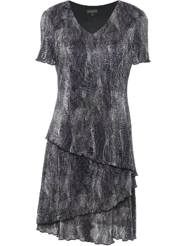 Low Prices raincoatAbstract Pattern Dress - M