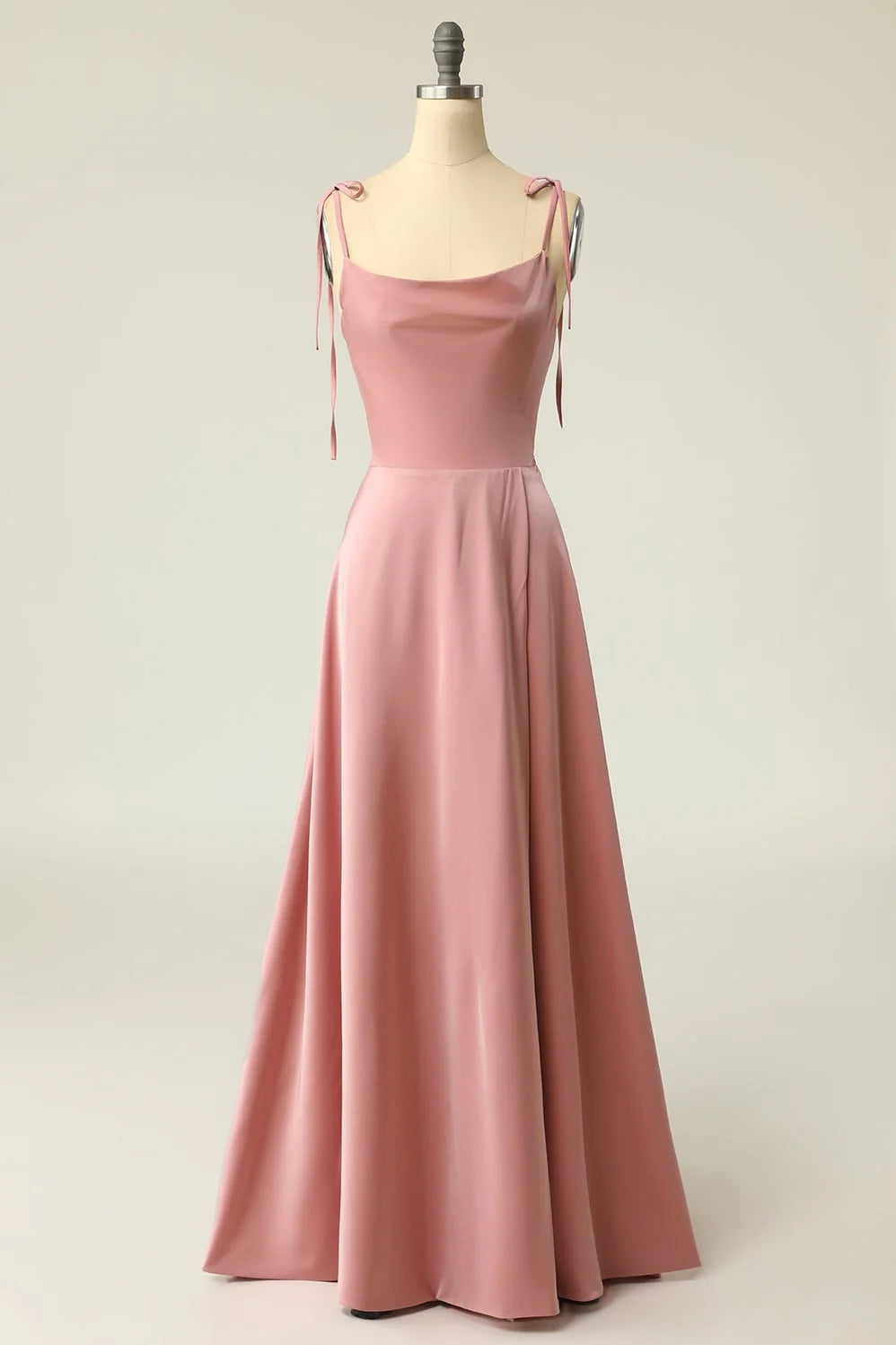 Price Cut wrap-around dressSquare Spaghetti Straps A-Line Empire Bridesmaid Dress