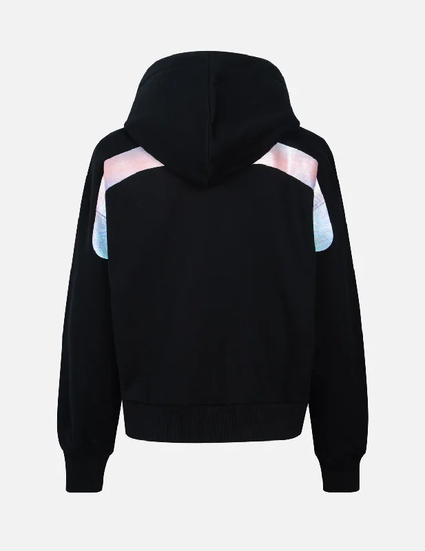 Special Savings stylish hoodie for womenwarm athletic hoodieIridescent Daicock Zip-up Fashion Fit Hoodie