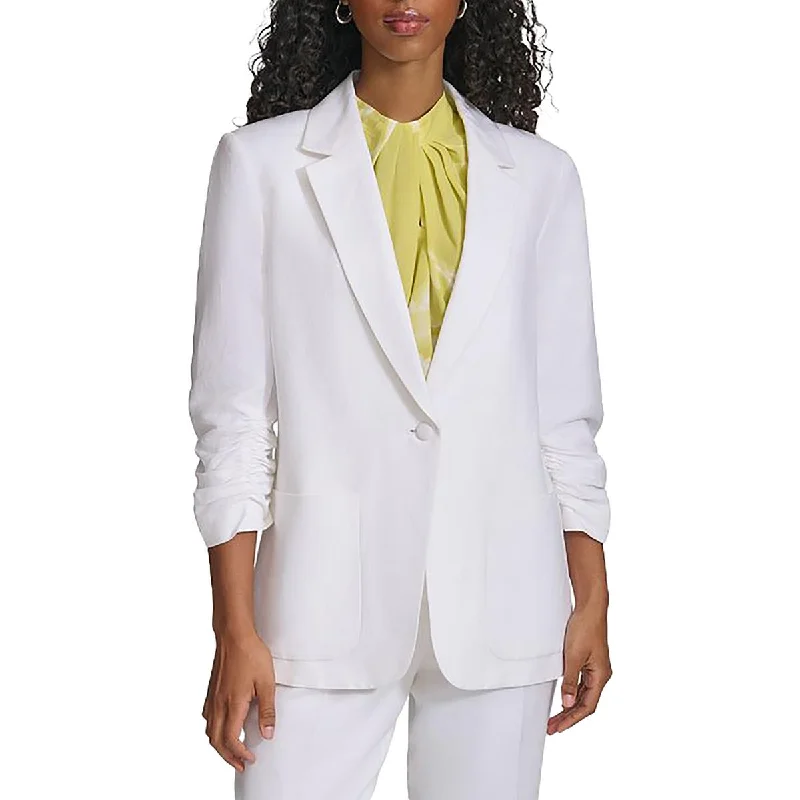 Low Prices comfortable outerwearWomens Collared Office Wear One-Button Blazer