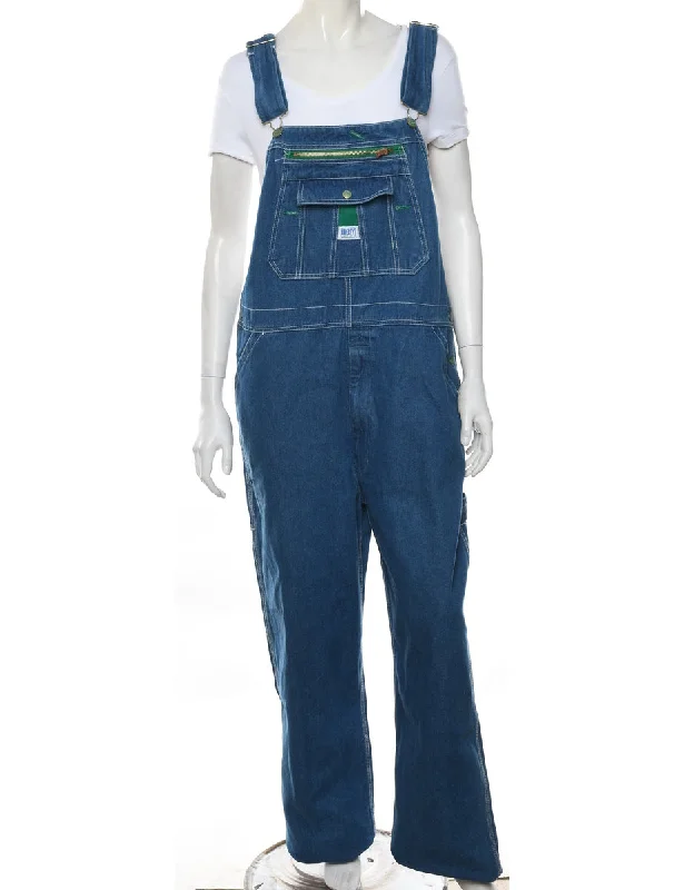 One-DAY Sale retro coatMedium Wash Dungarees - W42 L34