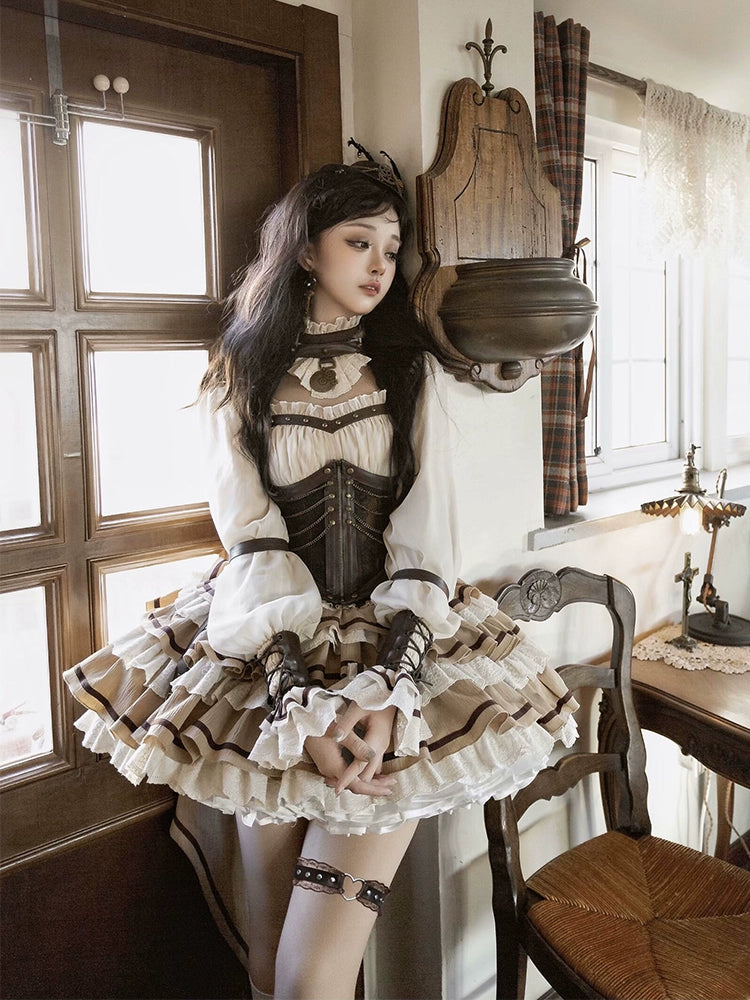 Exclusive Savings casual slip dressSakurahime~Time Sand Rear~Punk Lolita OP Cute Daily Lolita Dress Exclusive Savings casual slip dressSakurahime~Time Sand Rear~Punk Lolita OP Cute Daily Lolita Dress