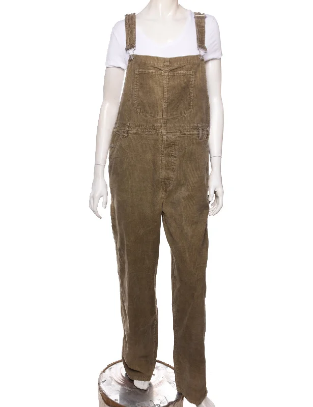 Closeout warm outerwearLight Brown Classic Corduroy Dungarees - W40 L32