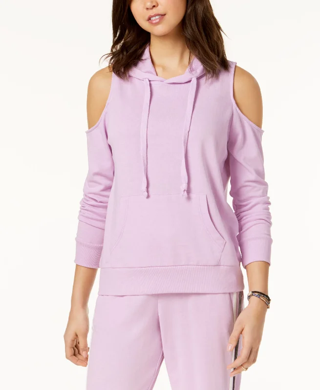 Today’s Special lightweight hooded sweatshirtcasual workout hoodieHippie Rose Juniors Cold Shoulder Hoodie