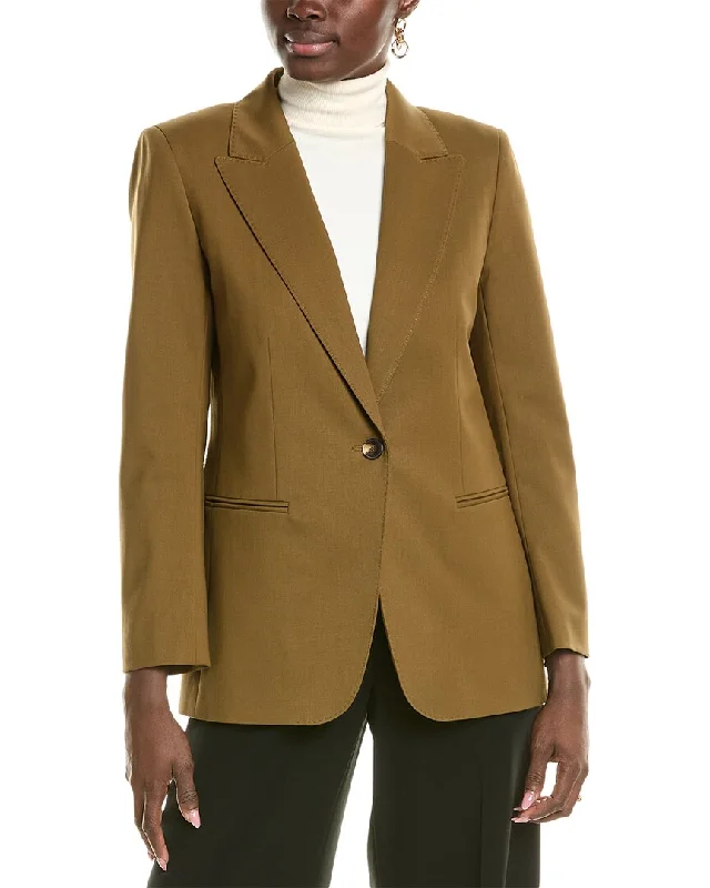 Early Access tailored blazer coatLafayette 148 New York Whitney Wool-Blend Jacket