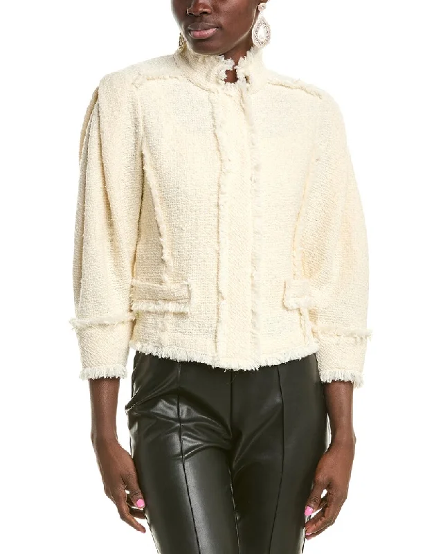 Don’t Miss Out cozy fleece coatAlberta Ferretti Wool & Silk-Blend Tweed Jacket