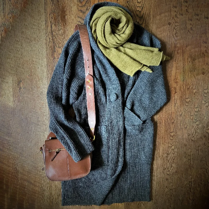 Don't Wait cozy winter coatSamantha Holmes Rib Knit Cardigan