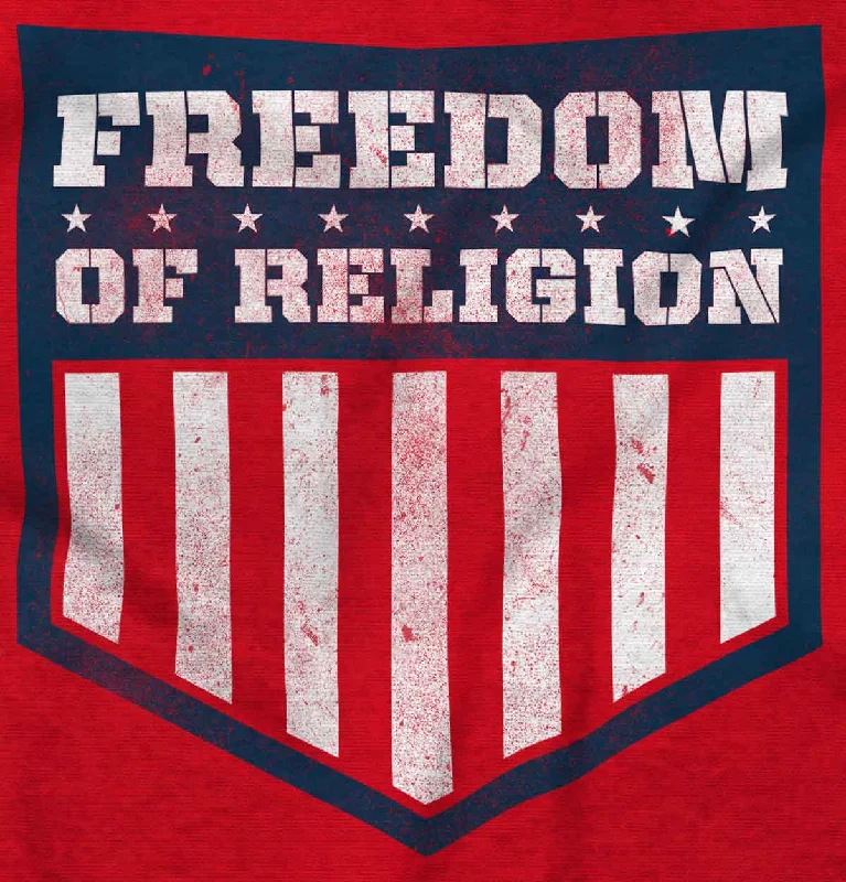 Price Fest graphic hoodiefashionable gym hoodieFreedom of Religion Crop Top Crewneck Sweatshirt