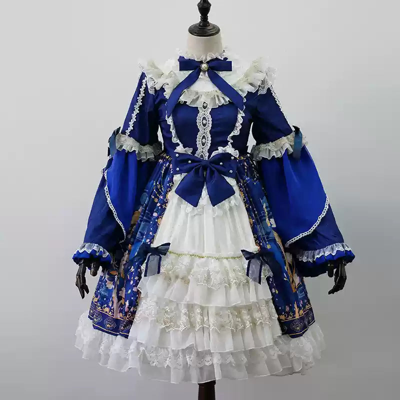 Big Discounts oversized dressCat Highness~Christmas New Year Han Lolita OP Dress
