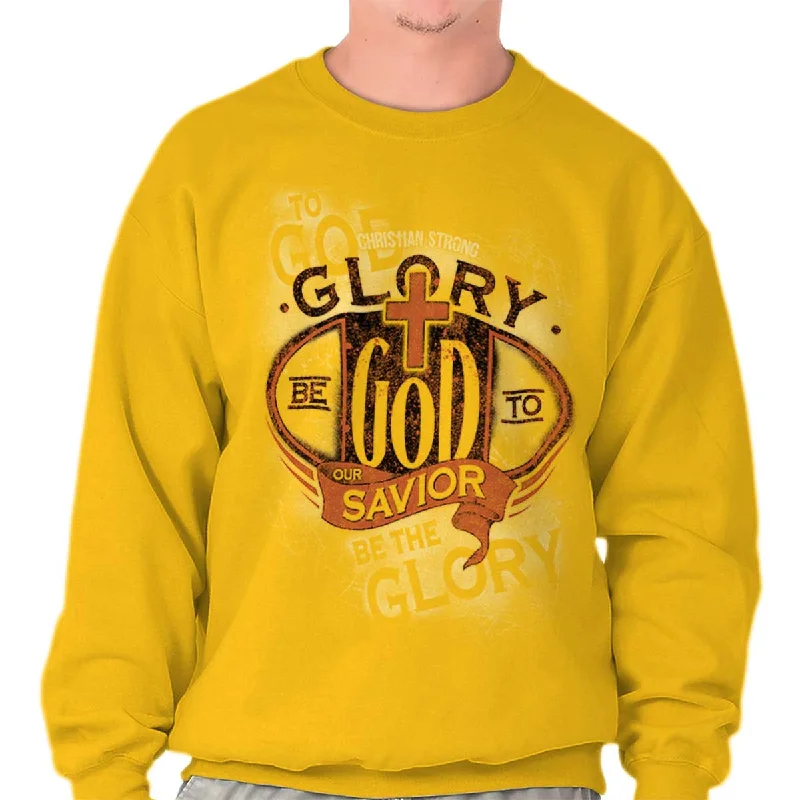 Members Only zip-up hooded sweatshirtperformance hoodie for gymGlory to God Crewneck Sweatshirt