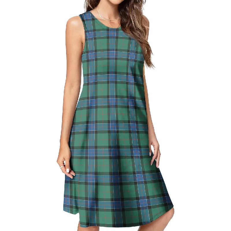 Fantastic Offers Sinclair Hunting Ancient Tartan Womens Casual Dresses