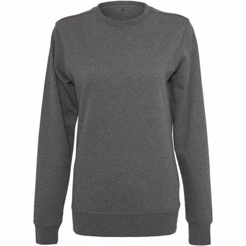 Limited Time high-fashion hoodiefashion sportswear hoodieBuild Your Brand Womens/Ladies Plain Light Crewneck Sweater