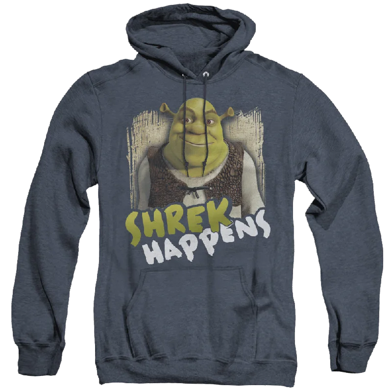 Year-End Sale relaxed fit hooded sweatshirtShrek Happens - Heather Pullover Hoodie